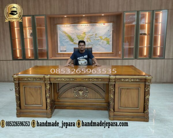 Set-Meja-Kantor-Jati-Mewah