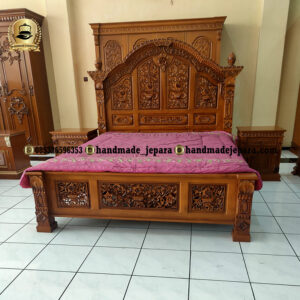 Tempat Tidur Gebyok Jepara