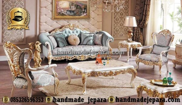 Set Sofa Ukiran Klasik Rococo
